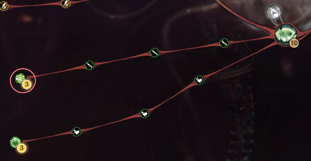 巨獣スキル「高圧電磁」の位置