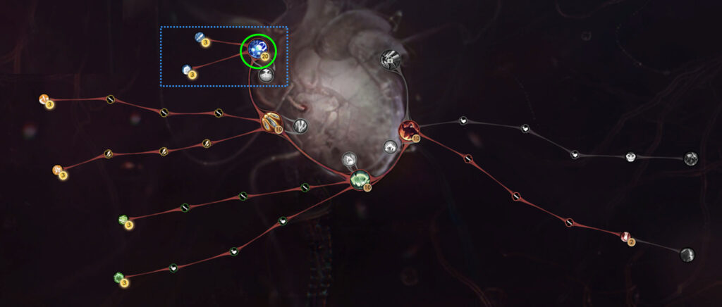 巨獣スキル「重砲撃」の位置