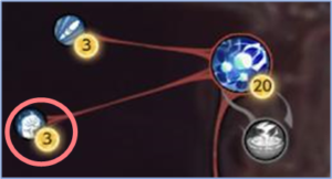 巨獣スキル「制圧砲撃」の位置