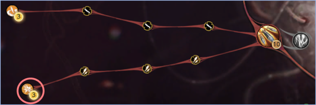 巨獣スキル「コアクラッシャー」の位置