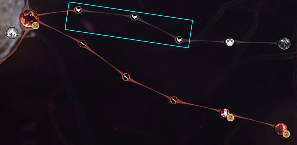 巨獣スキル「緩衝のオーラ」「防御のオーラ」「保護のオーラ」の位置