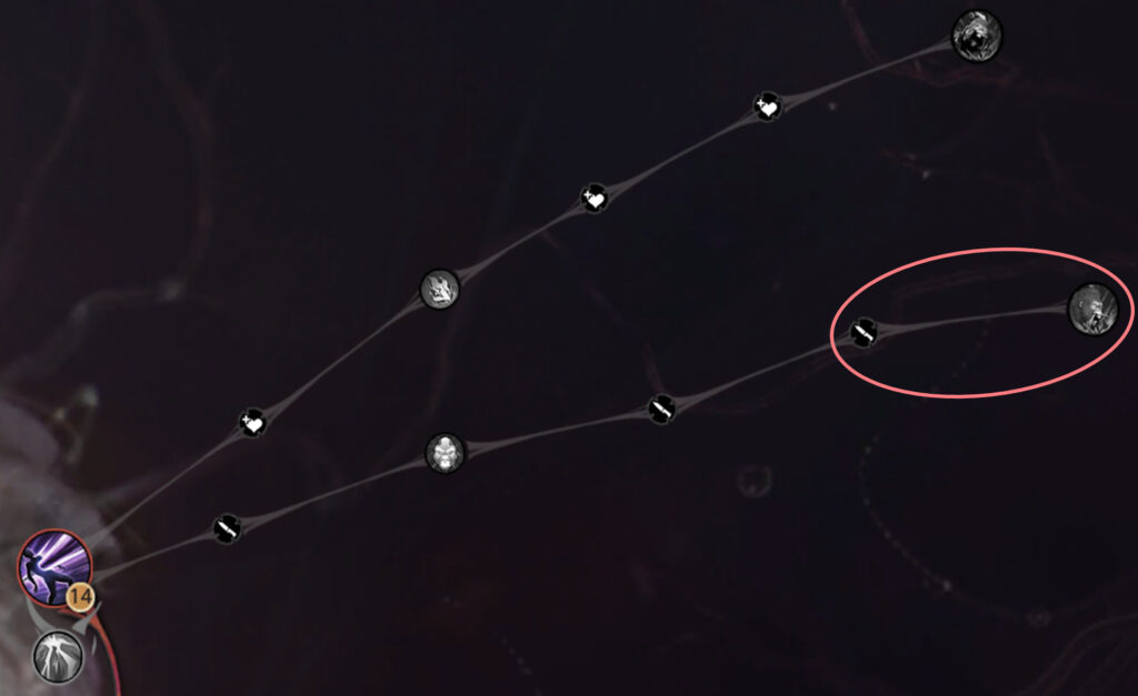 巨獣スキル「灼熱炎舞」「スーパーチャージ」の位置