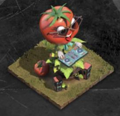 基地施設ー装飾物（戦闘効果系）の「マリリントマト」