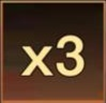 ラッキーカード-倍率カードx3